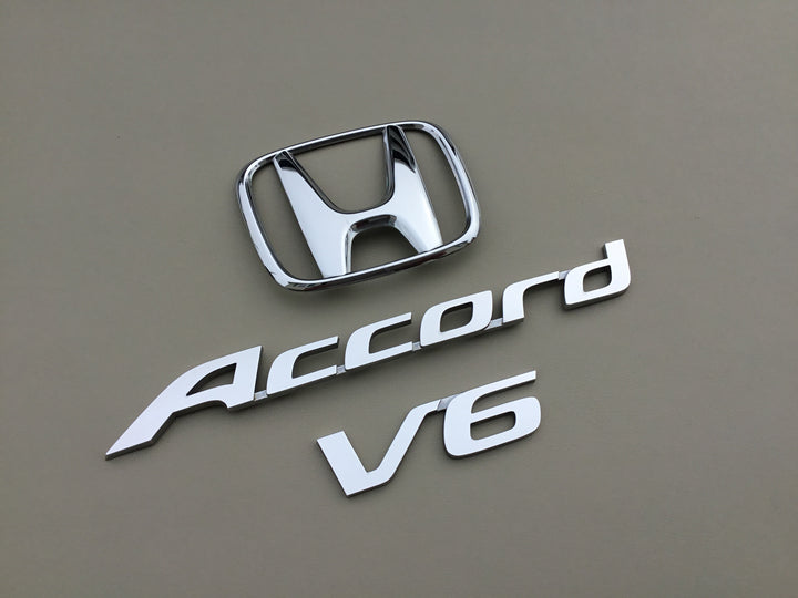 2008-2012 Honda Accord V6 Sedan Trunk Emblem Set