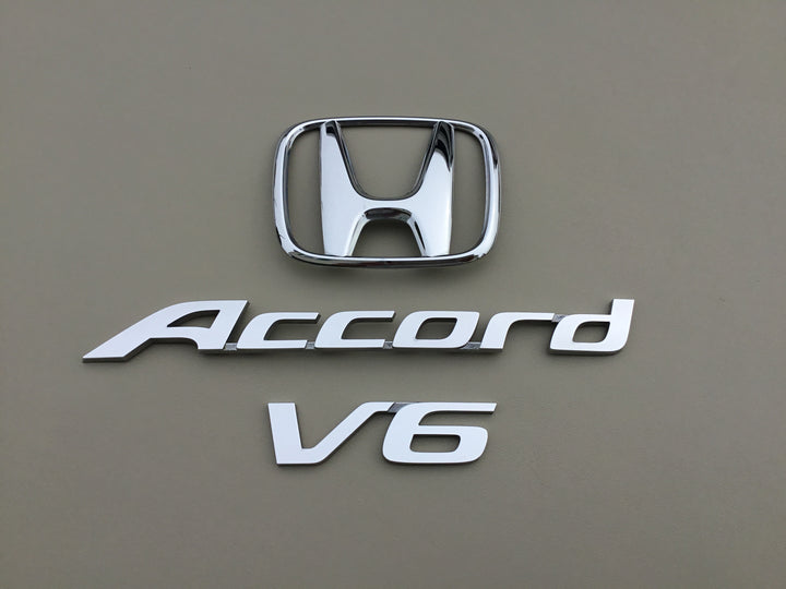 2008-2012 Honda Accord V6 Sedan Trunk Emblem Set