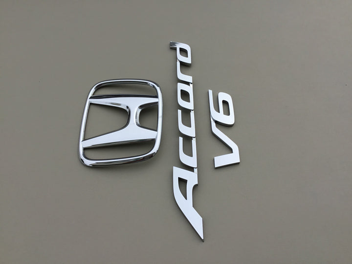 2008-2012 Honda Accord V6 Sedan Trunk Emblem Set