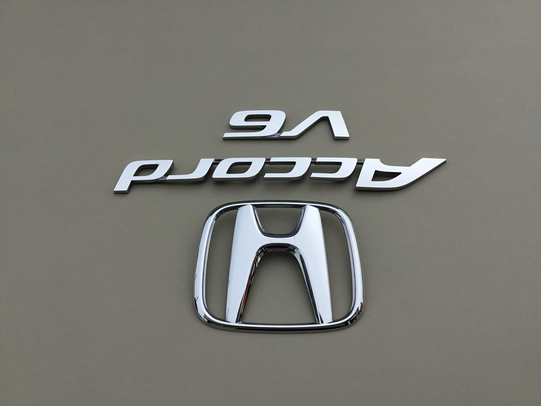 2008-2012 Honda Accord V6 Sedan Trunk Emblem Set