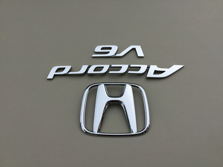 2008-2012 Honda Accord V6 Sedan Trunk Emblem Set