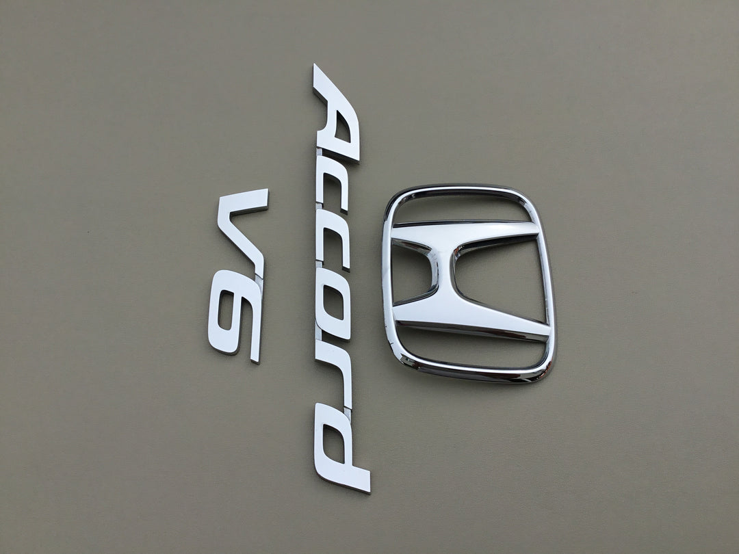 2008-2012 Honda Accord V6 Sedan Trunk Emblem Set