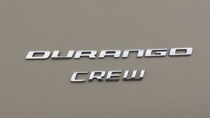 2011-2018 Dodge Durango Crew Tailgate Emblem Set