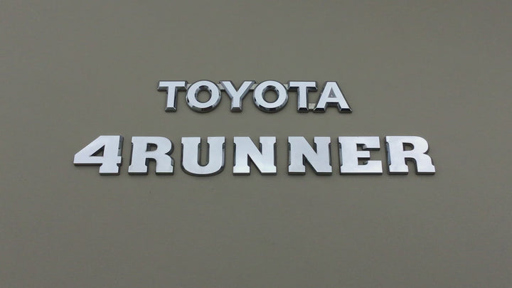 2003-2009 Toyota 4Runner Tailgate Emblem Set