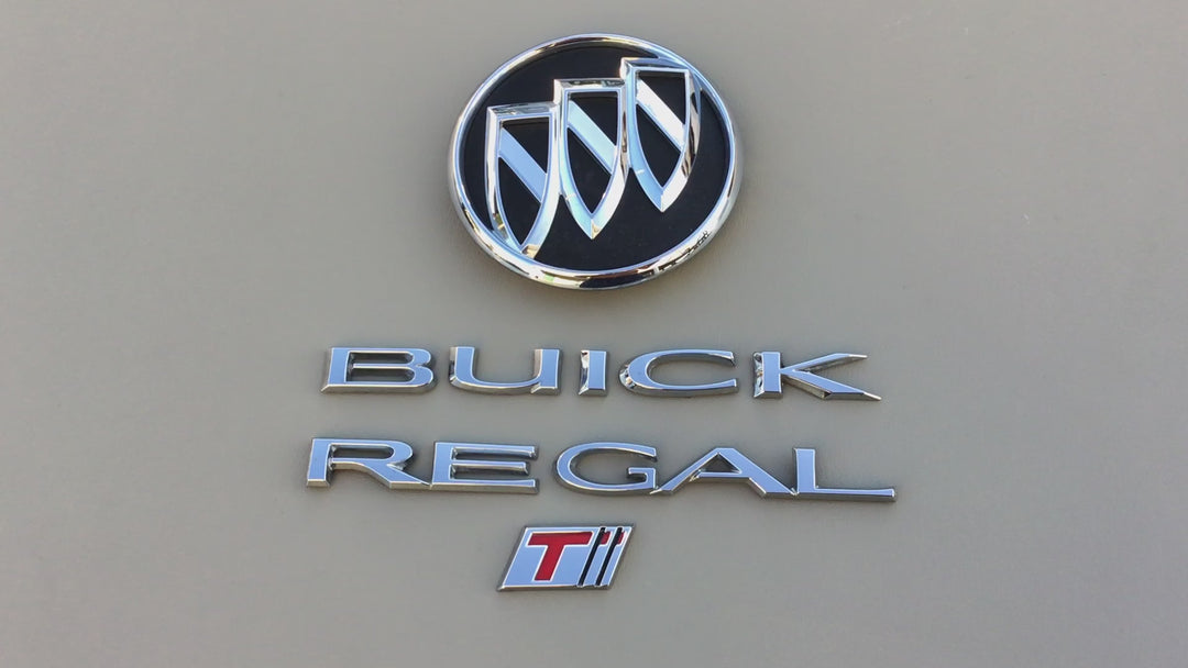 2011-2013 Buick Regal T Trunk Emblem Set