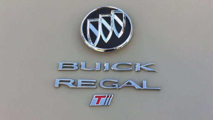 2011-2013 Buick Regal T Trunk Emblem Set