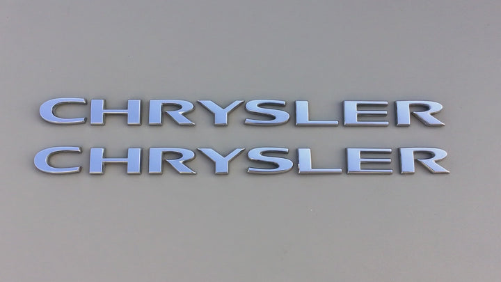 2007-2009 Chrysler Aspen Door Letter Emblem Set