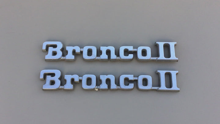 1984-1990 Ford Bronco II Fender Emblem Set