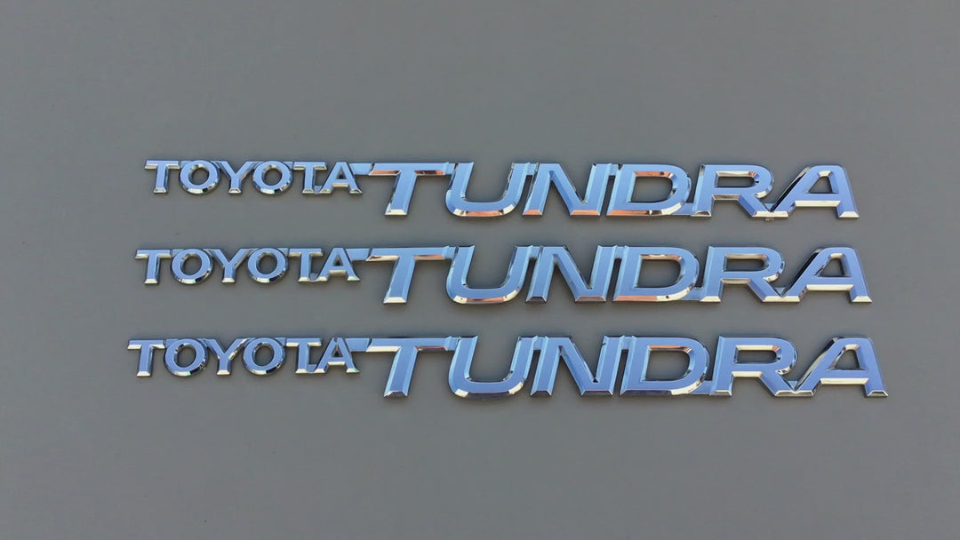 2000-2006 Toyota Tundra Door & Tailgate Emblem Set