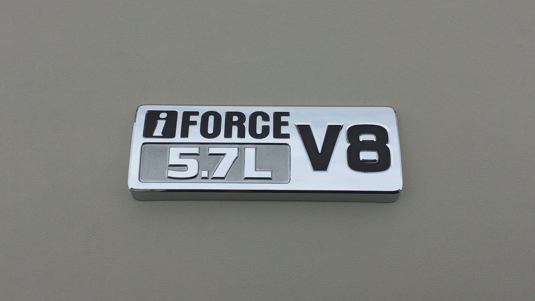 2008-2017 Toyota Sequoia iForce 5.7L V8 Tailgate Emblem