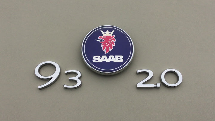 2003-2010 SAAB 9-3 2.0 Trunk Emblem Set