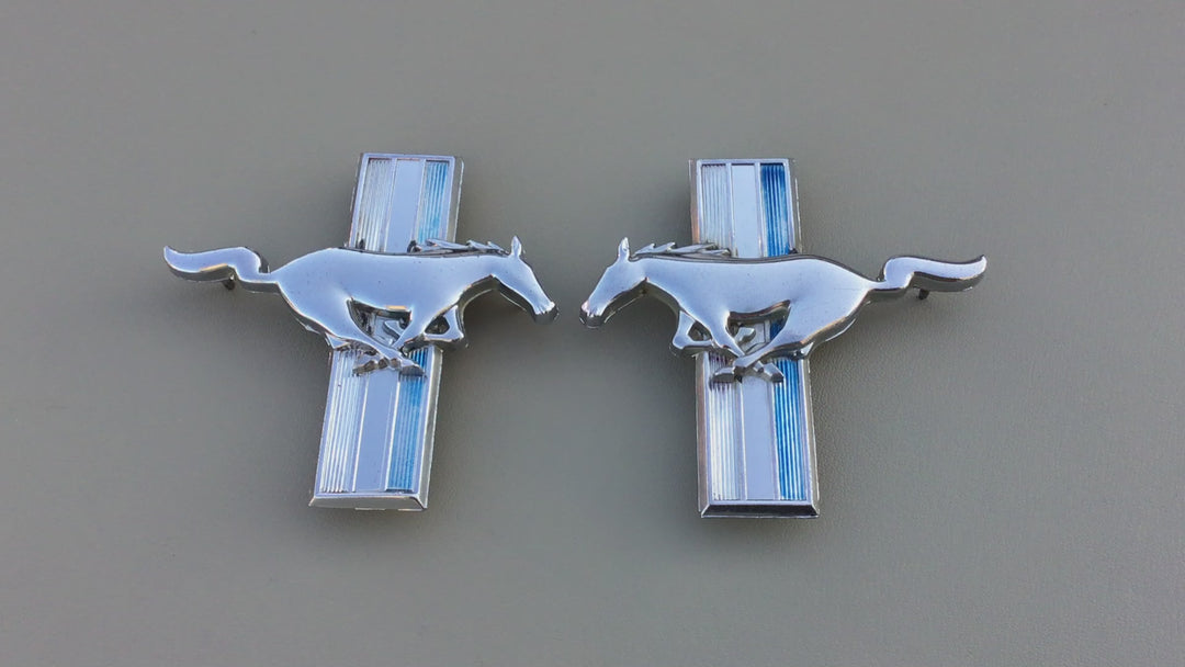 1963-1968 Ford Mustang Fender Emblem Set