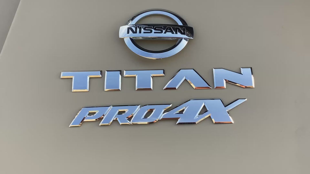 2016-2019 Nissan Titan PRO4X Tailgate Emblem Set