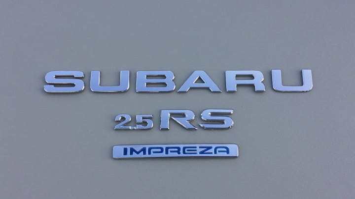 2002-2005 Subaru Impreza 2.5 RS Trunk Emblem Set