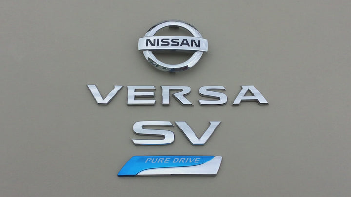 2012-2018 Nissan Versa SV Pure Drive Trunk Emblem Set