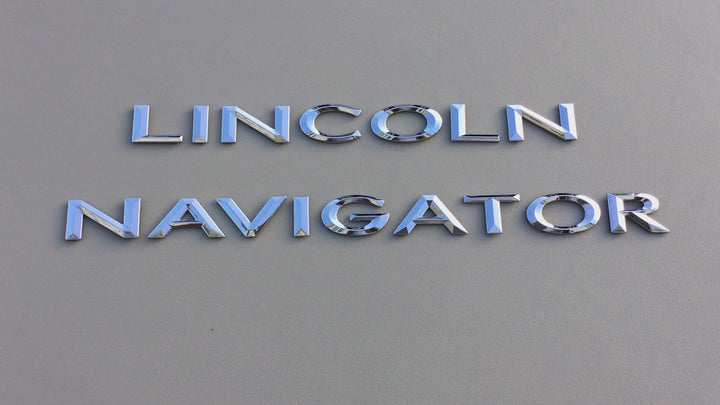 2007-2014 Lincoln Navigator Tailgate Letter Emblem Set