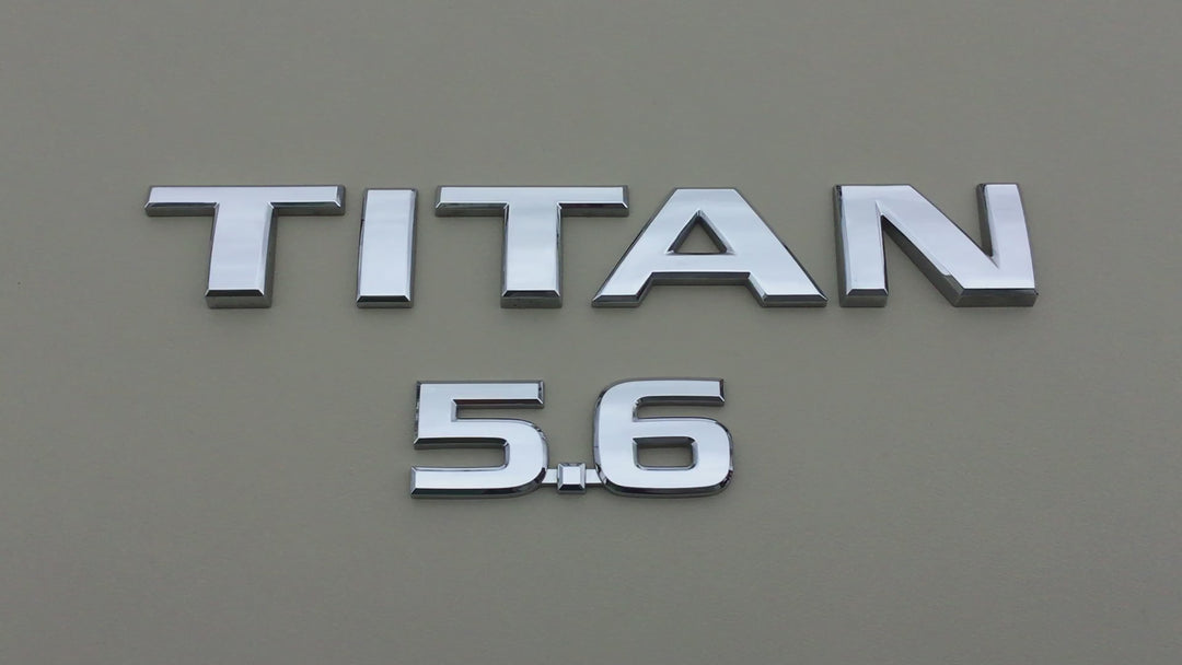 2004-2015 Nissan Titan 5.6 Tailgate Emblem Set