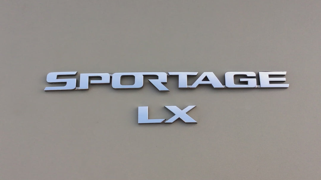 2005-2010 Kia Sportage LX Tailgate Emblem Set