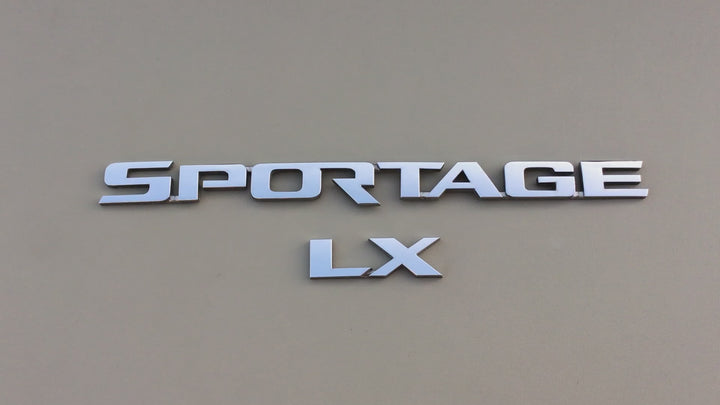 2005-2010 Kia Sportage LX Tailgate Emblem Set