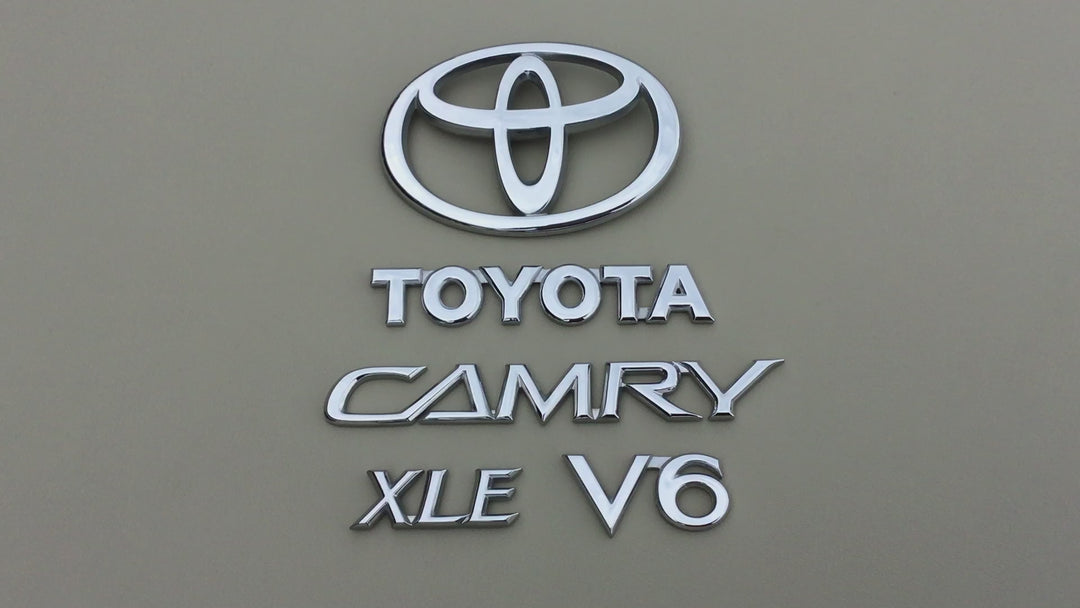 2002-2006 Toyota Camry XLE V6 Trunk Emblem Set