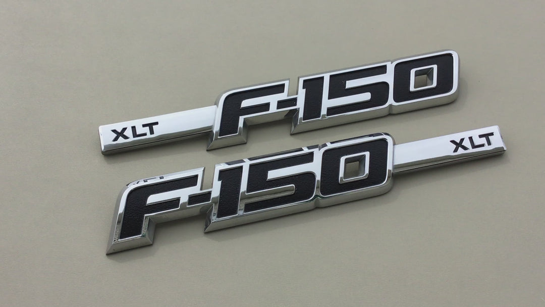 2009-2014 Ford F-150 XLT Fender Emblem Set