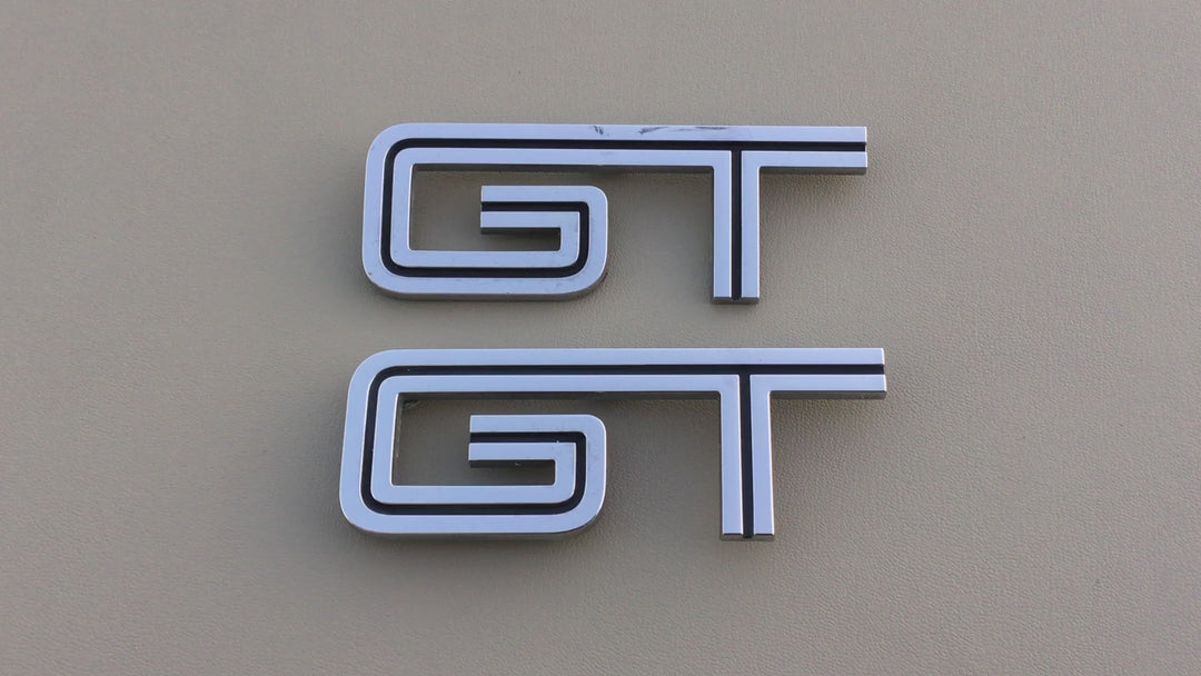 2005-2009 Ford Mustang GT Fender Emblem Set