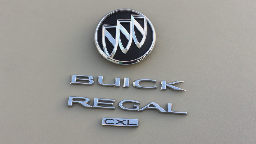 2010-2013 Buick Regal CXL Trunk Emblem Set