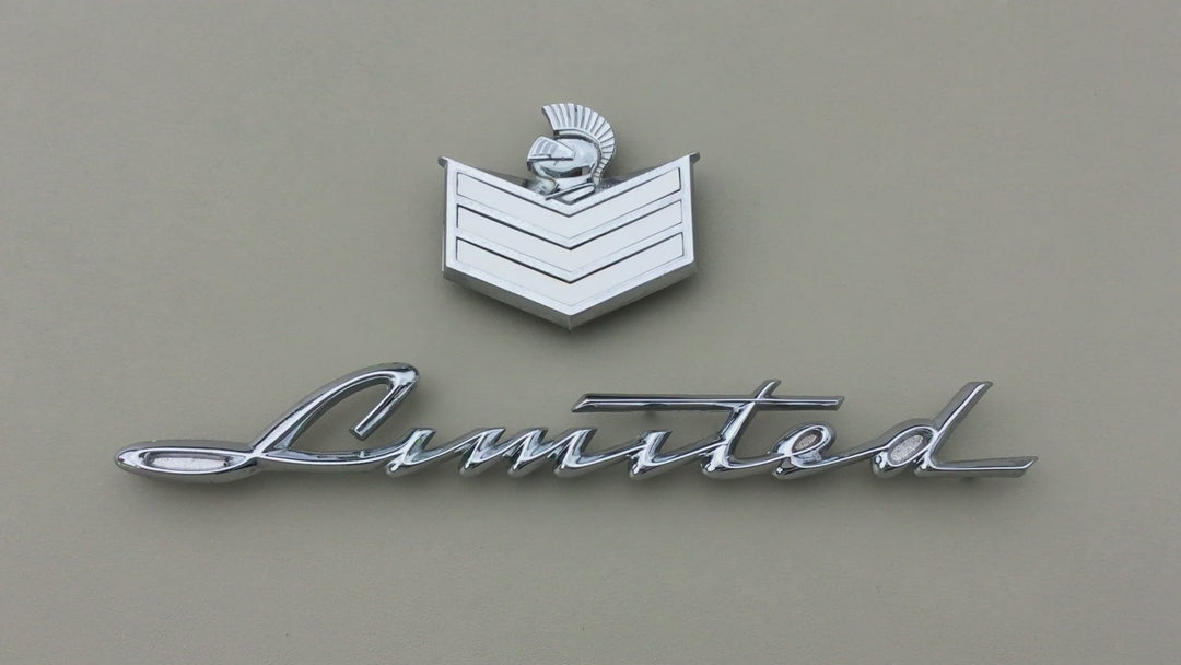 1958 Buick Limited Side Door Quarter Panel Emblem