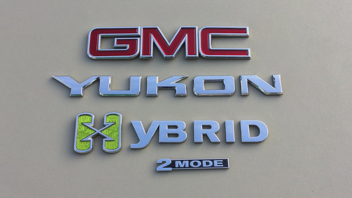 2008-2010 GMC Yukon Hybrid 2 Mode Tailgate Emblem Set