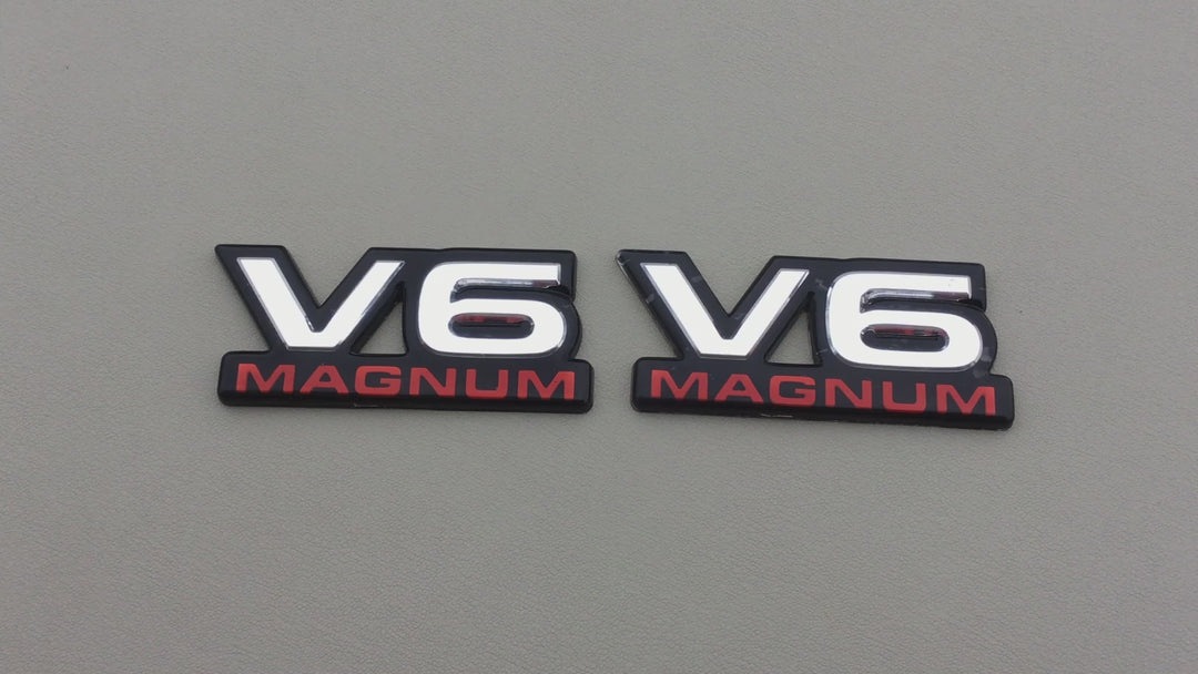 1994-2001 Dodge Ram V6 Magnum Side Door Emblem Set