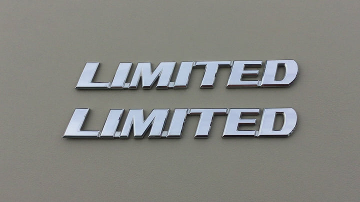 2006-2012 Toyota RAV4 Limited Door Emblem Set