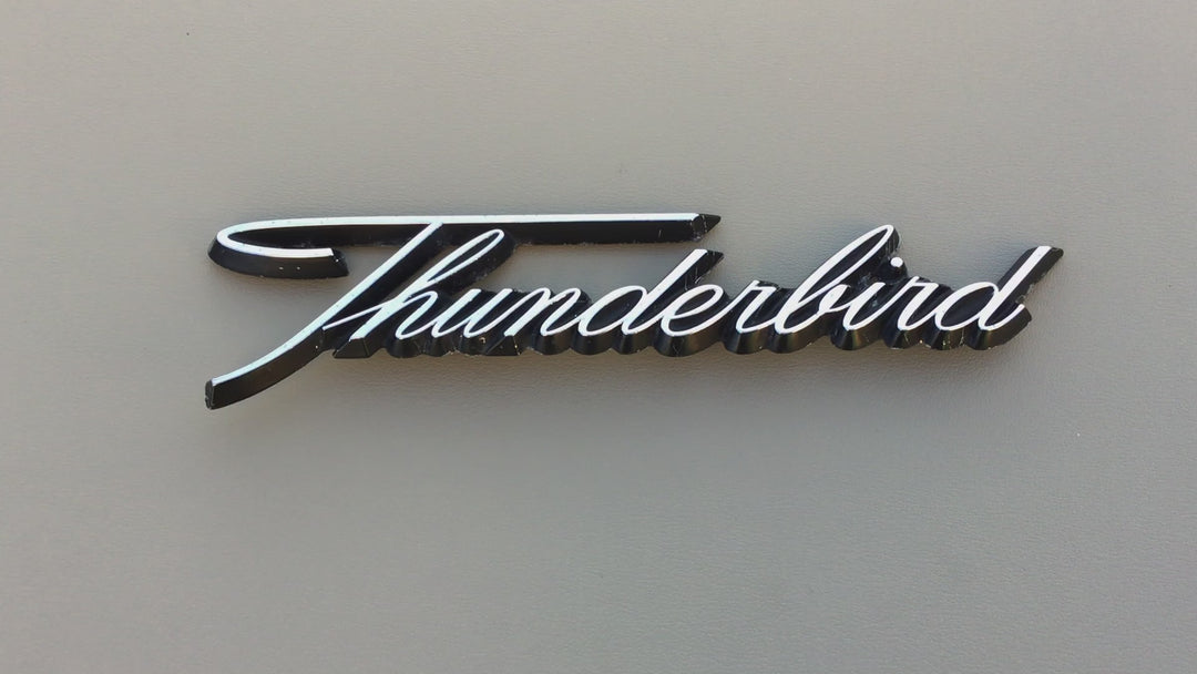 1964-1966 Ford Thunderbird Glove Box Emblem