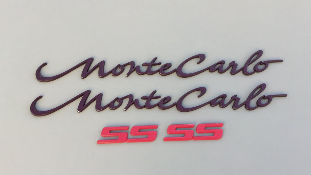 2000-2005 Monte Carlo SS Side Emblem Set