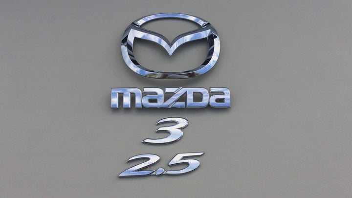 2010-2013 Mazda 3 2.5 Trunk Emblem Set