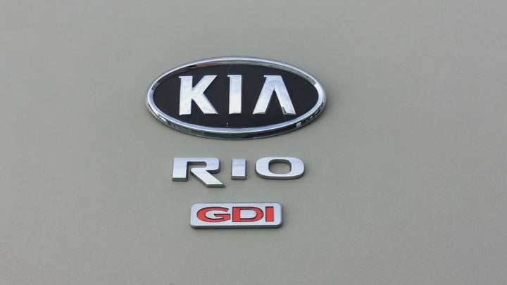 2012-2015 Kia Rio GDI Trunk Emblem Set