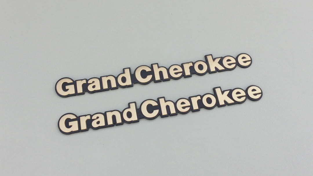 1993-1998 Jeep Grand Cherokee Fender Emblem Set