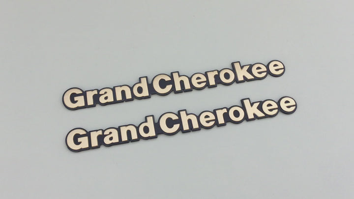 1993-1998 Jeep Grand Cherokee Fender Emblem Set