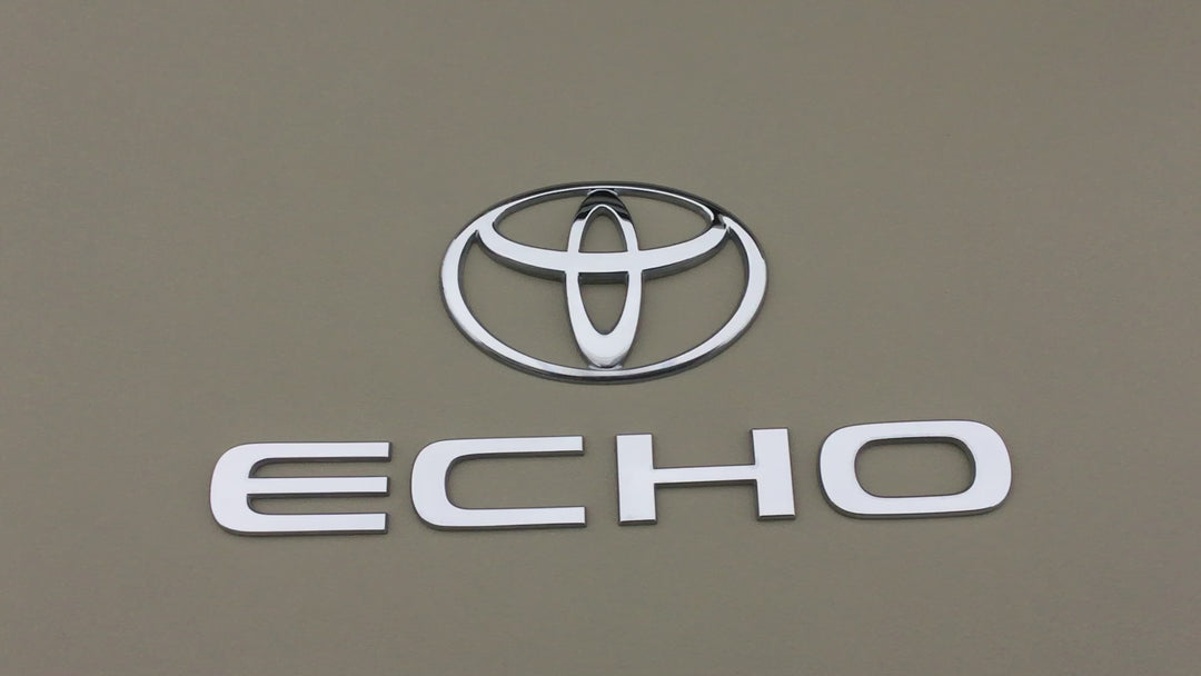 2000-2002 Toyota Echo Trunk Emblem Set