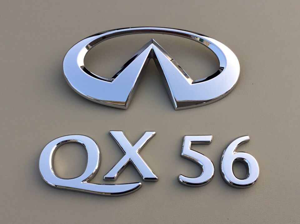 2004-2010 Infiniti QX56 Tailgate Emblem Set