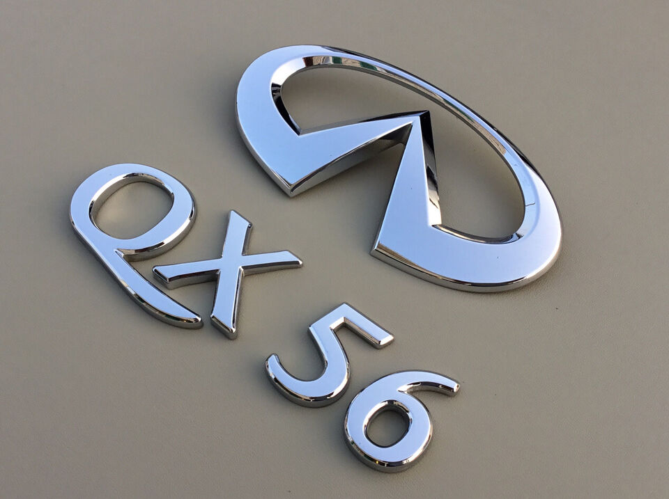 2004-2010 Infiniti QX56 Tailgate Emblem Set