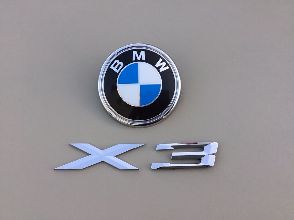 2004-2010 BMW X3 Tailgate Emblem Set